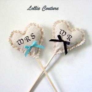 Hearts, Wedding Signs, Photo Props, Mr..