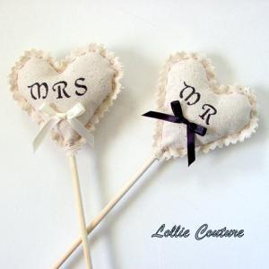 Hearts, Wedding Signs, Photo Props, Mr..