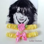 Wedding Garter Set - Dipped In Vibrant Color And..