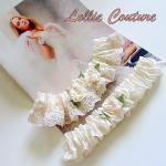 Vintage Lace / Wedding Garter Set / Garters /..